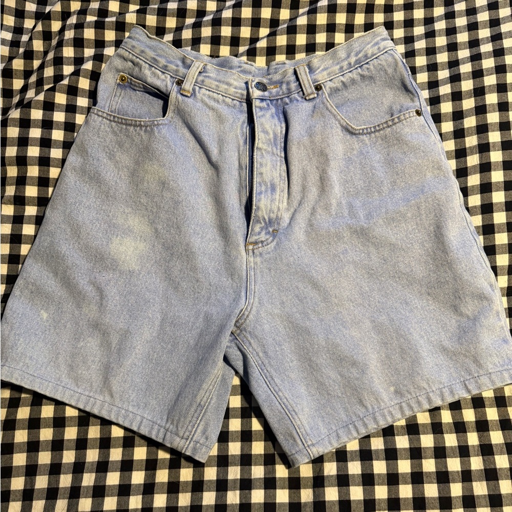 Vintage Light Blue Denim Women’s Shorts